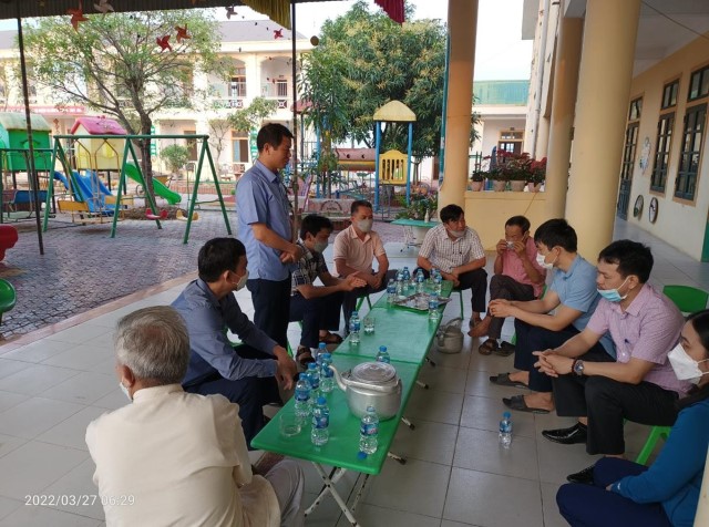 Xã Thuận Lộc tổ chức khởi công xây dựng Nhà bếp và các phòng chức năng, nhà học 2 tầng và các hạng mục phụ trợ tại Trường mầm non Thuận Lộc
